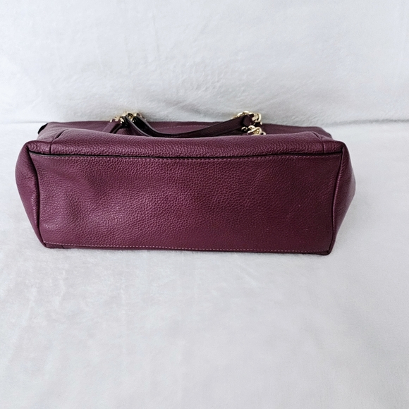 Coach AVA Dark Berry Chain Tote - Picture 7 of 13